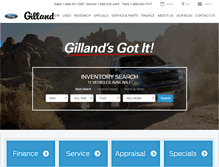 Tablet Screenshot of gillandford.com